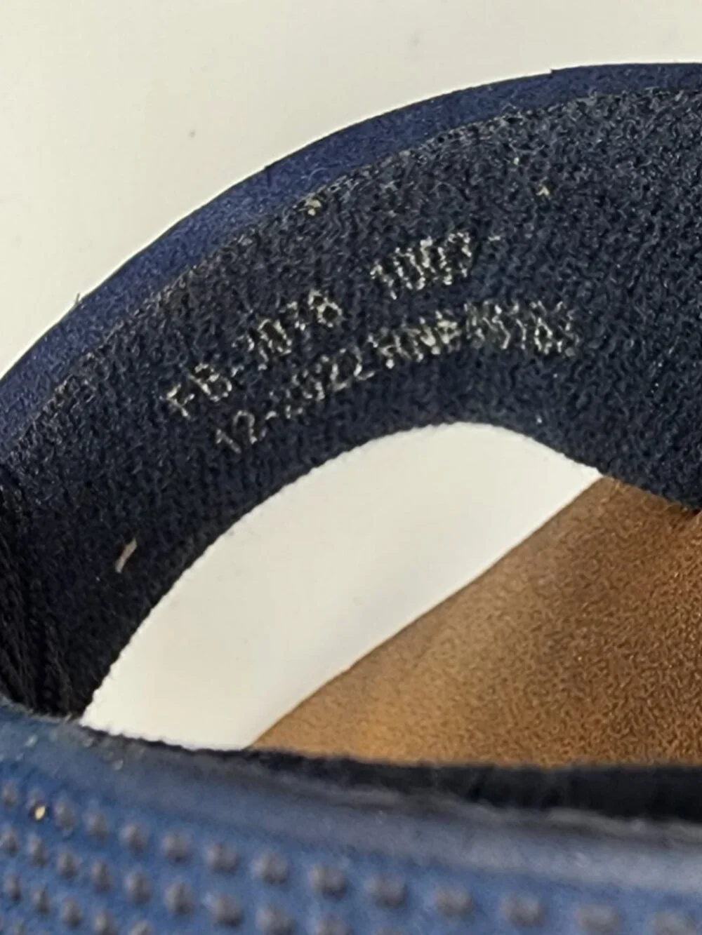 Brown/Navy Stripe Flip Flops | Kid's 10-11